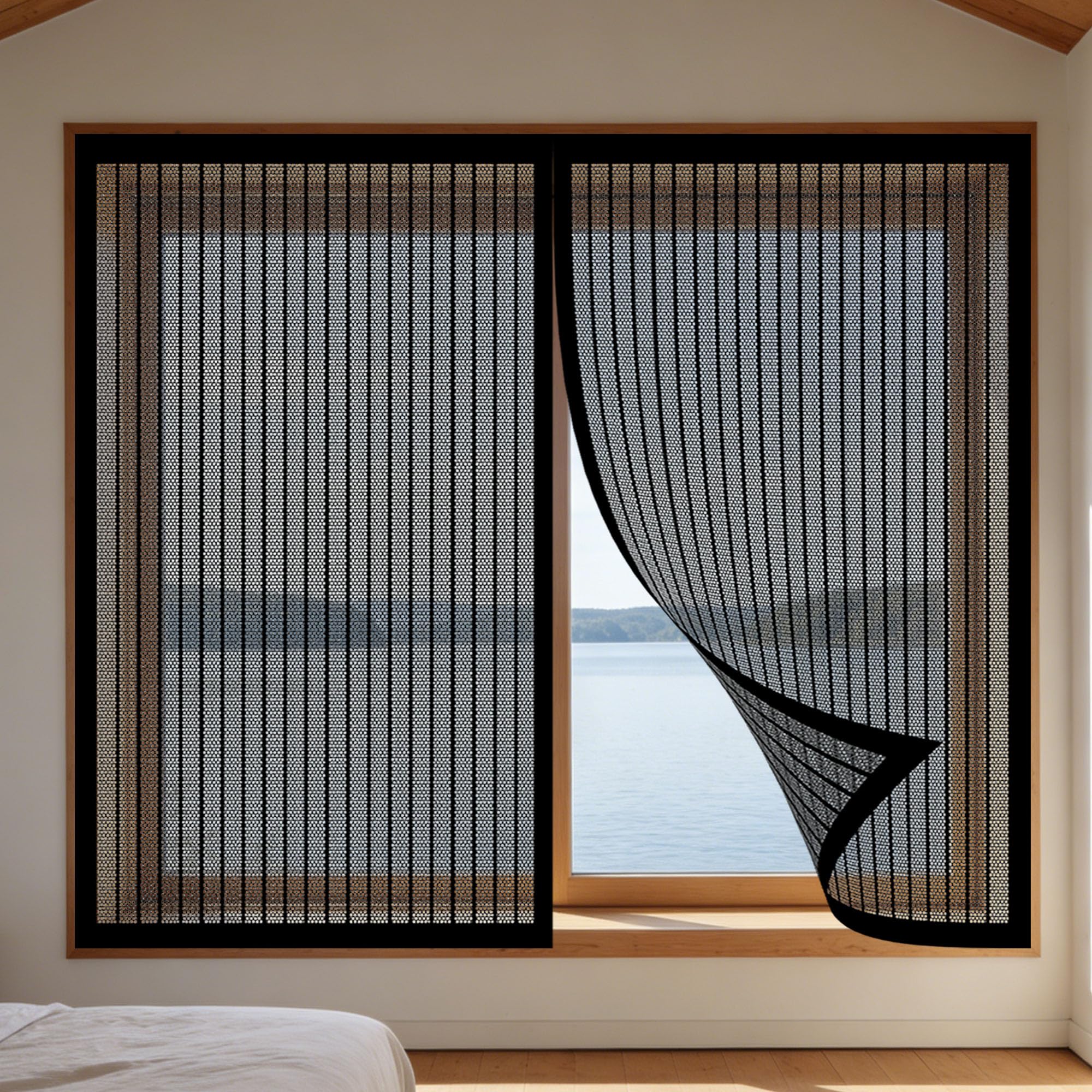 Moustiquaire amovible 110x200 pour ventiler la maison sans moustiques