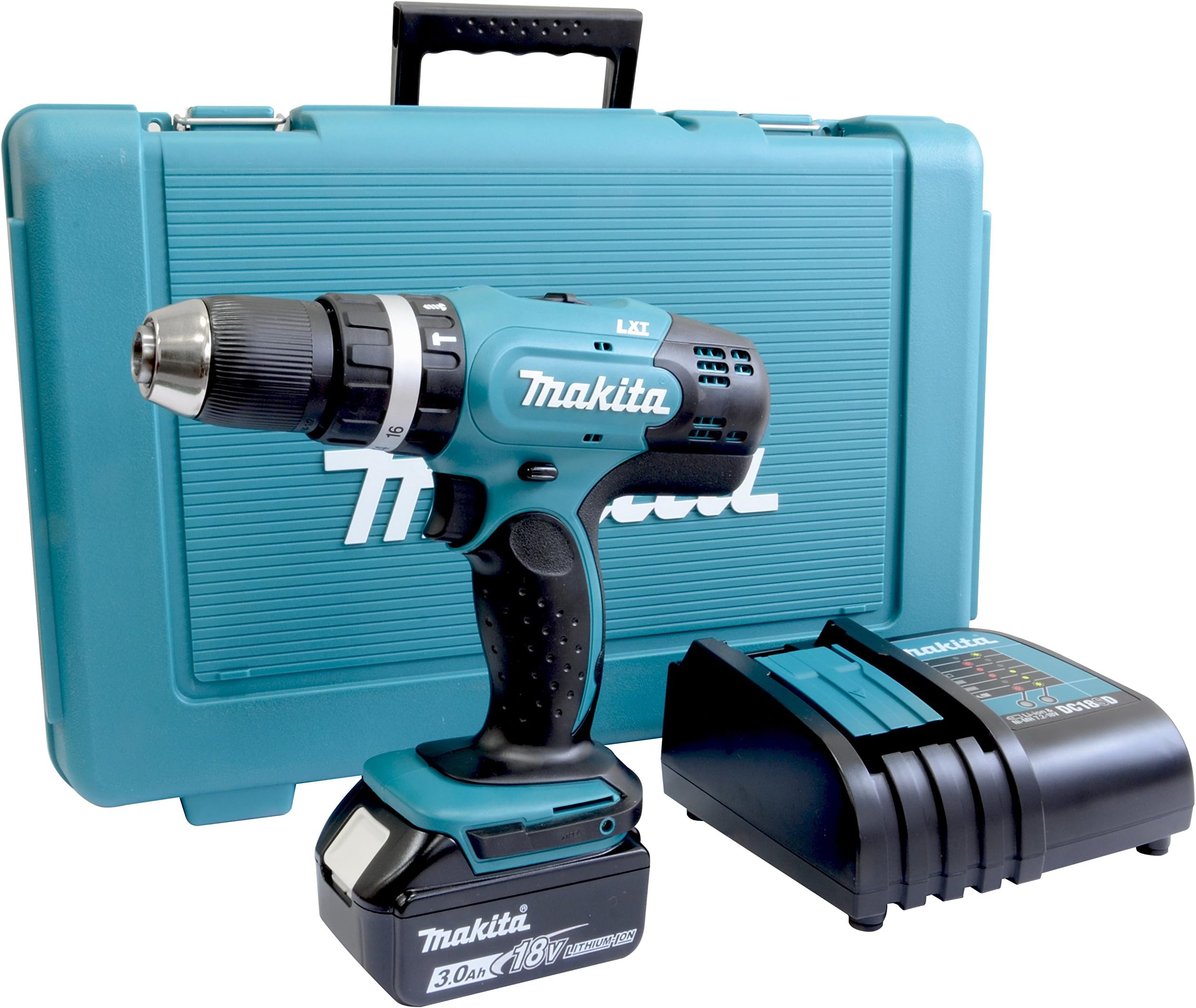 DHP453SF 18 V Cordless Combi Drill - Green/Black