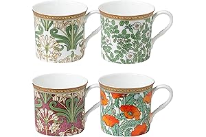 Bone China Morris Impressions Coffee Tea Mugs - The Epitome of Elegance