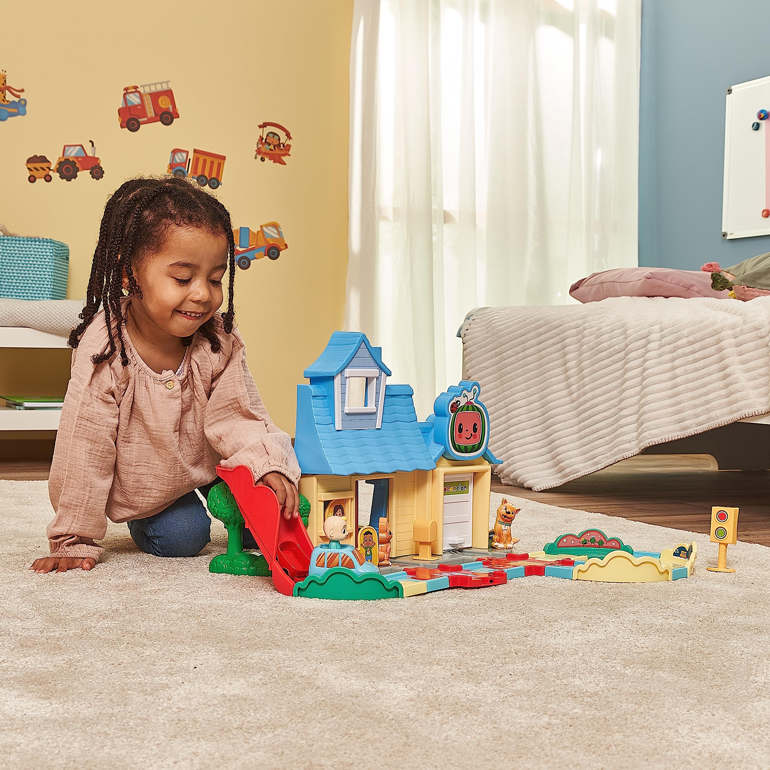 TUT TUT Baby Flitzer - CoComelon JJs Spielhaus Schienenset