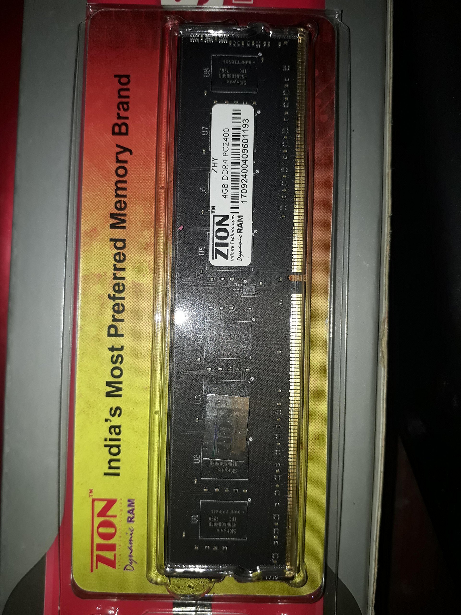 Amazon.in: Buy ZION 4 GB DDR4 PC 2133 UB DIMM-(ZHY21334096