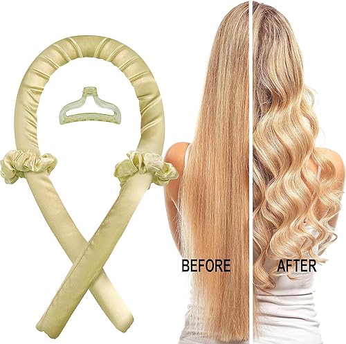 Miniatura 4 de Rizador sin calor, diadema de rizador sin calor, diadema rizadora durante la noche, diadema sin calor para diseño de cabello largo y crea tu propio