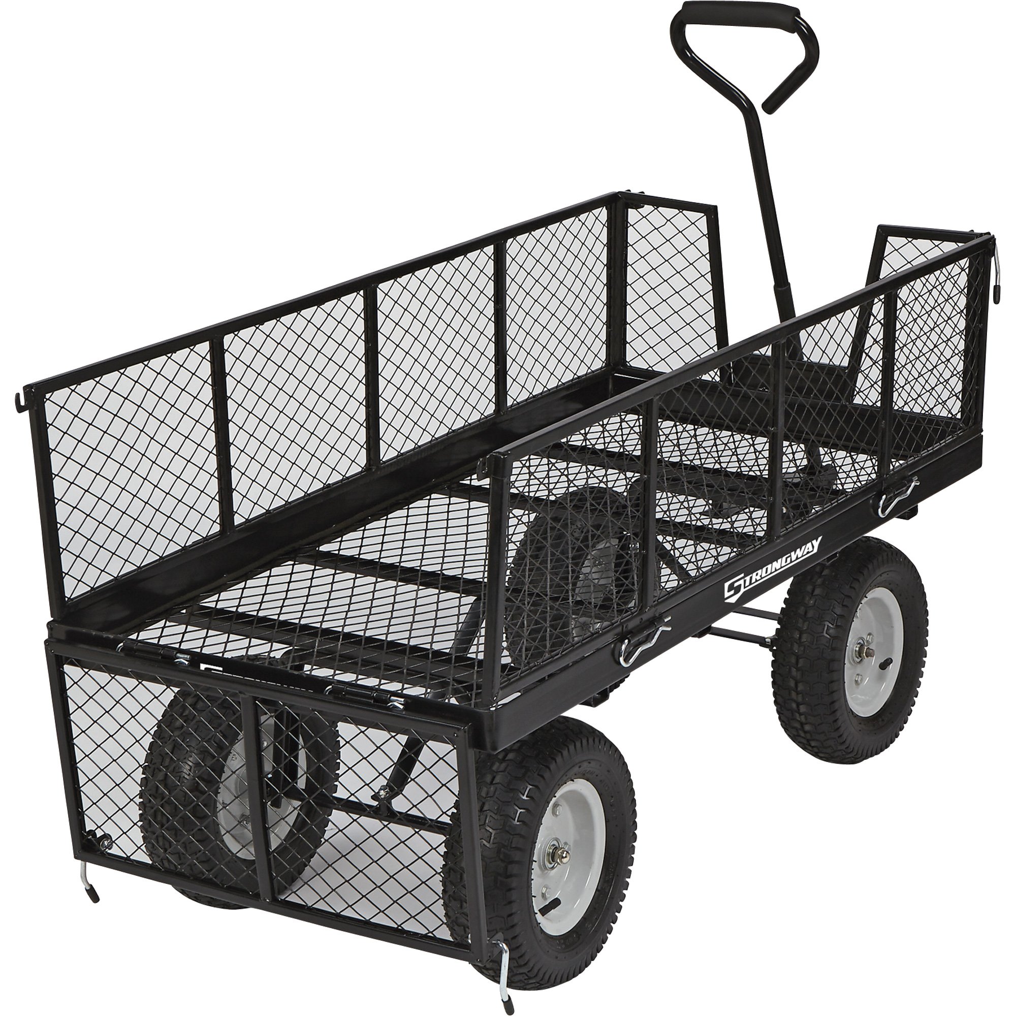 Gorilla Carts HeavyDuty Steel Utility Cart with Removable