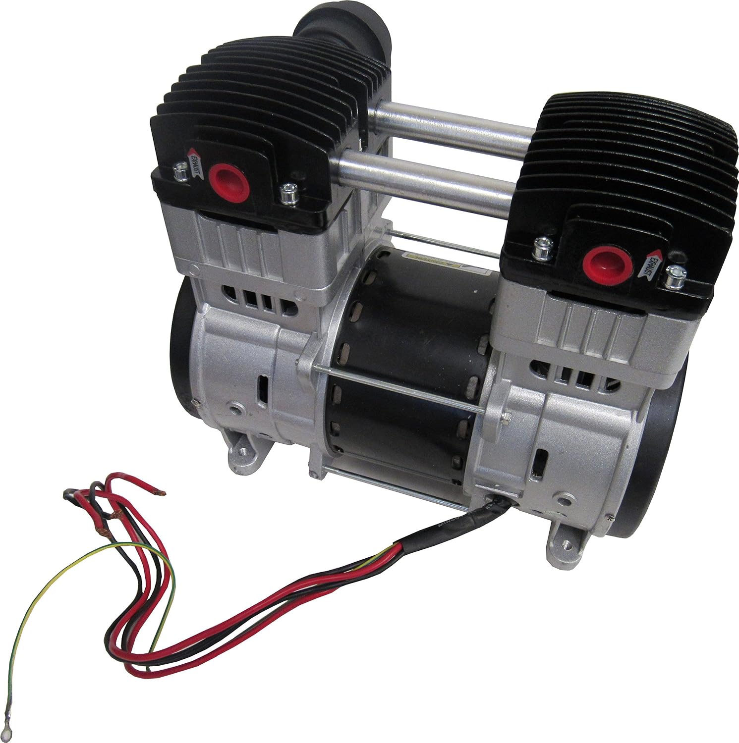 GM1600 2 HP Silent Oil Free Air Compressor Motor, (No Tank) 230V 3 Phase