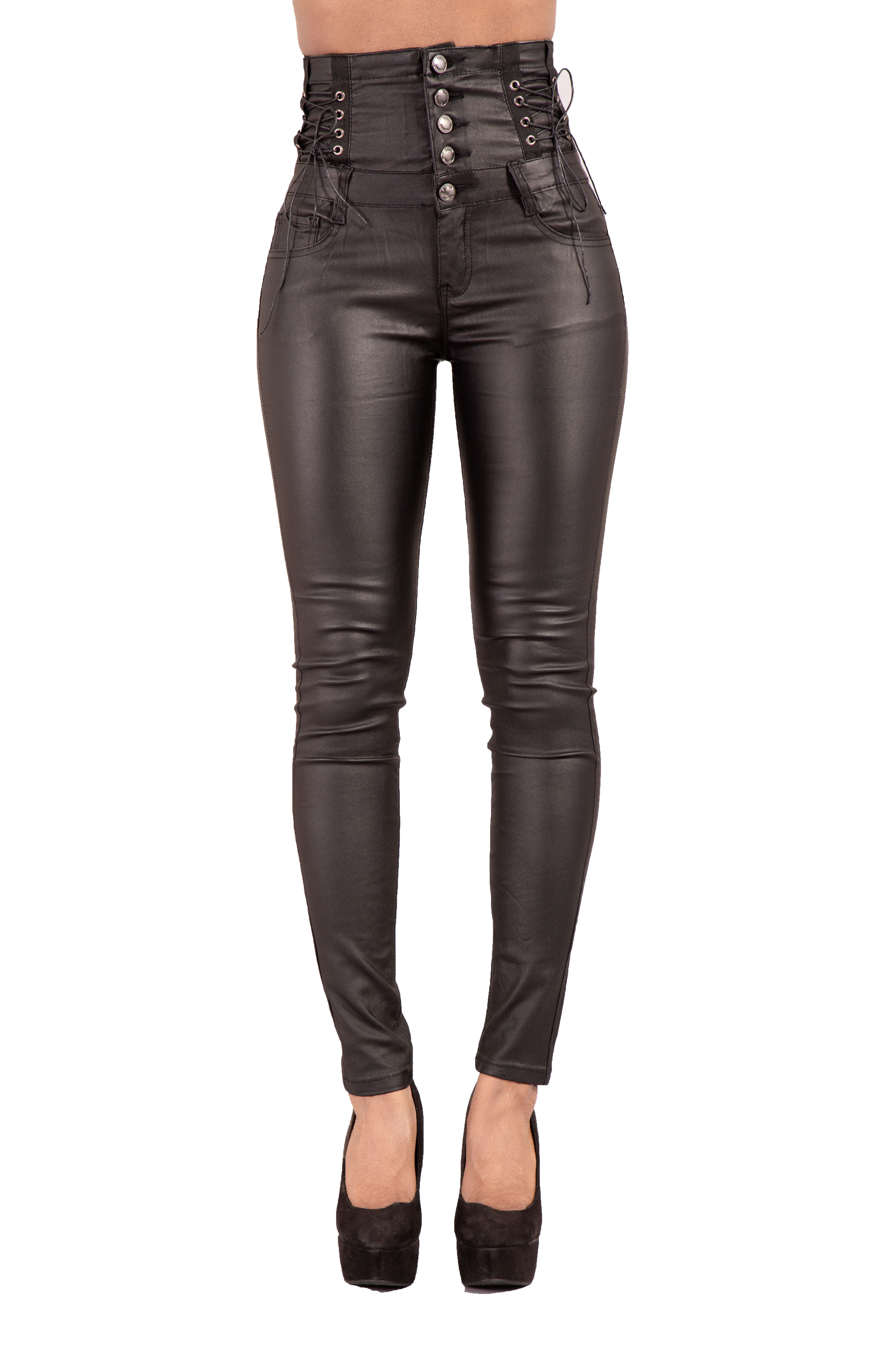 Lusty Chic Womens Faux Leather Look 