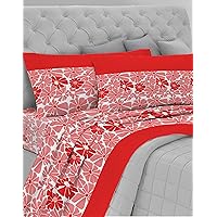 GEMITEX Completo Letto Cotone In, 100% COTONE Traspirante Privo di Sostanze Nocive