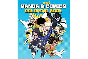 Saturday AM Manga and Comics Coloring Book