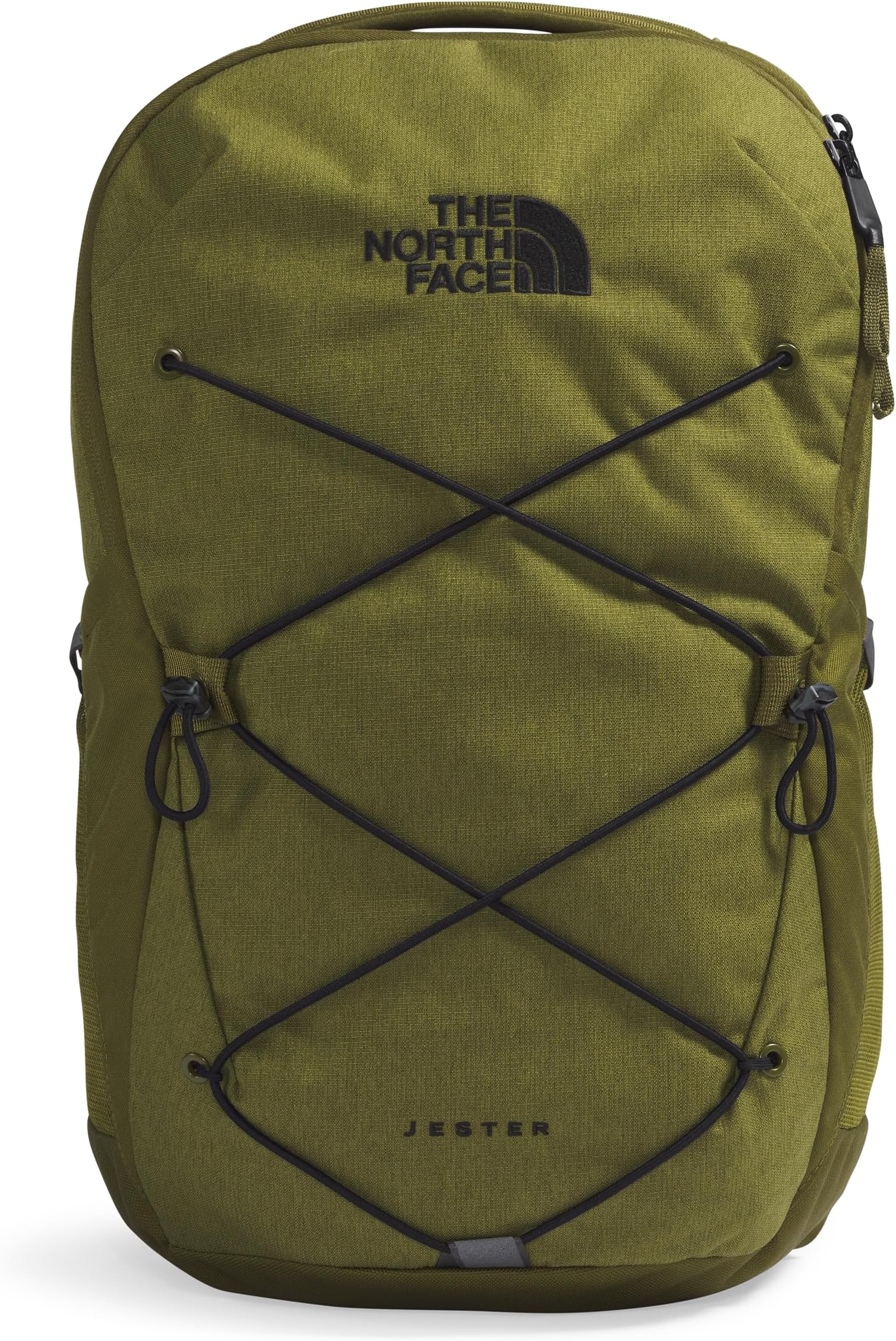 Jester Everyday Laptop Backpack, Forest Olive Light Heather/TNF Black, One Size
