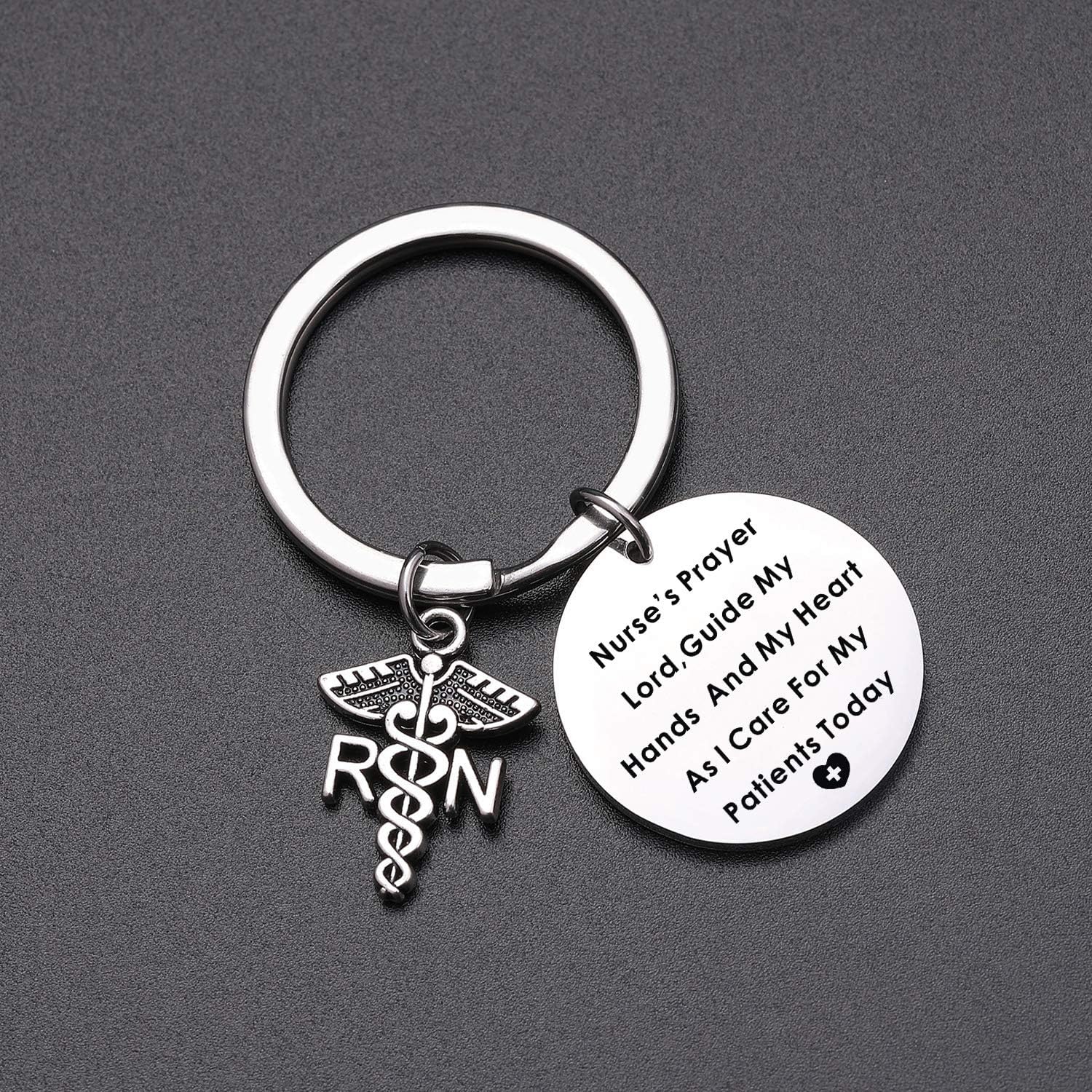 Keytells Nurse's Prayer keychain Medical Gift Nursing Keychain Nurse Graduation Jewelry - Image 4