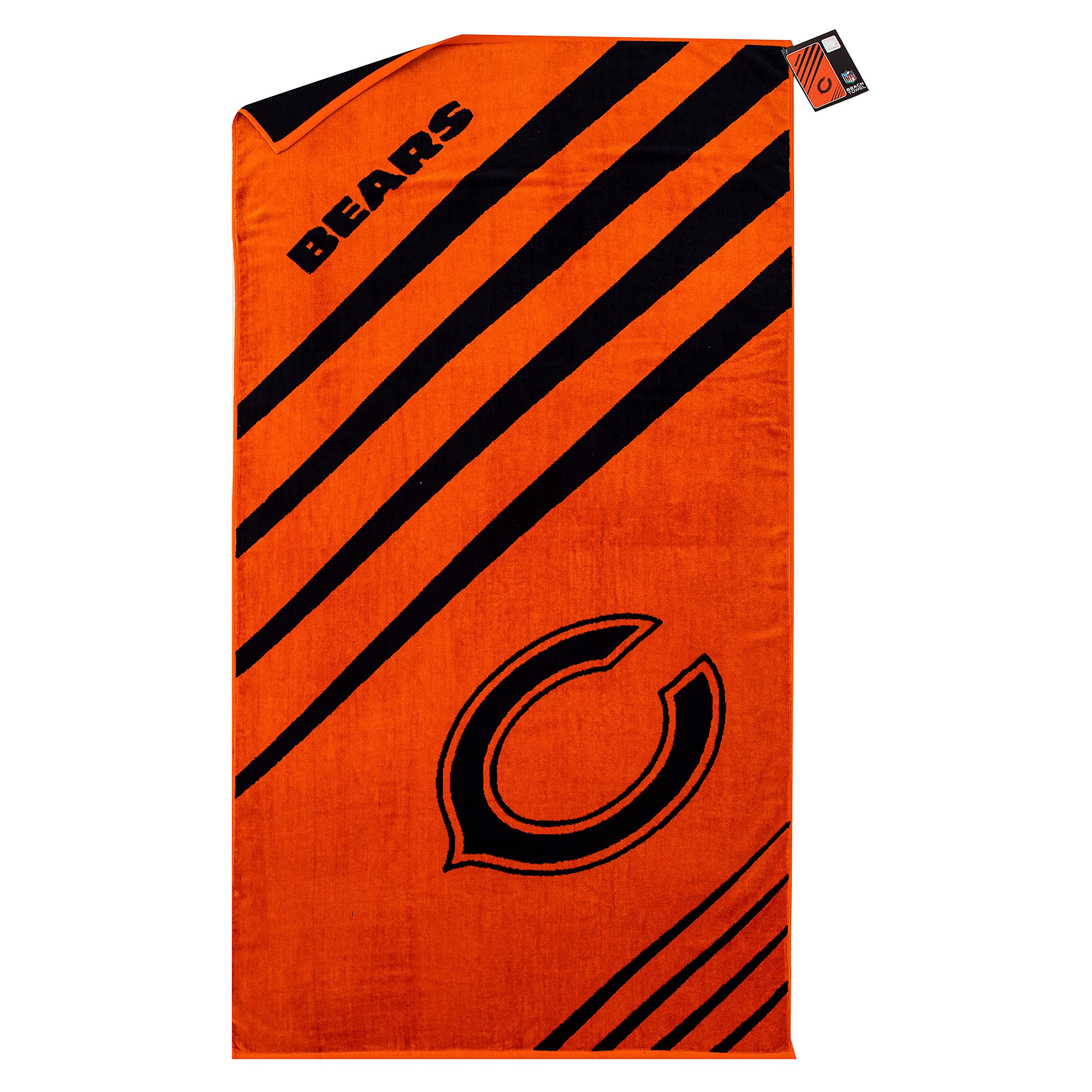 Northwest NFL Chicago Bears Jacquard Beach Towel, 36