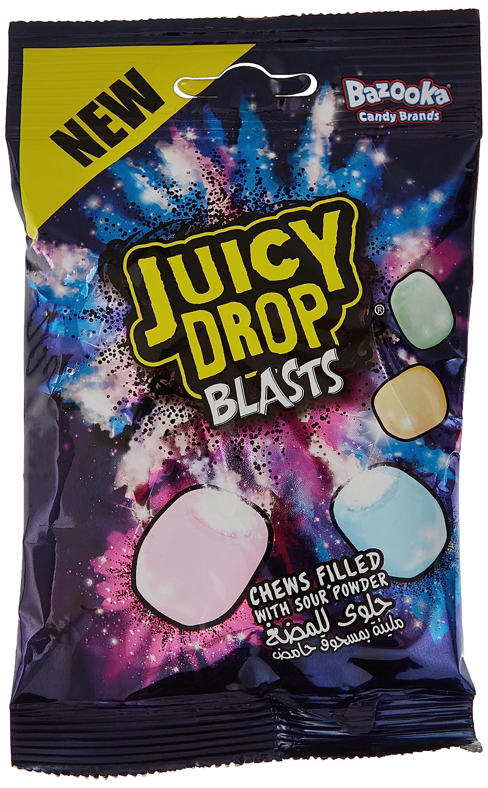 Bazooka Candy Brands JUICY DROP BLASTS 45G