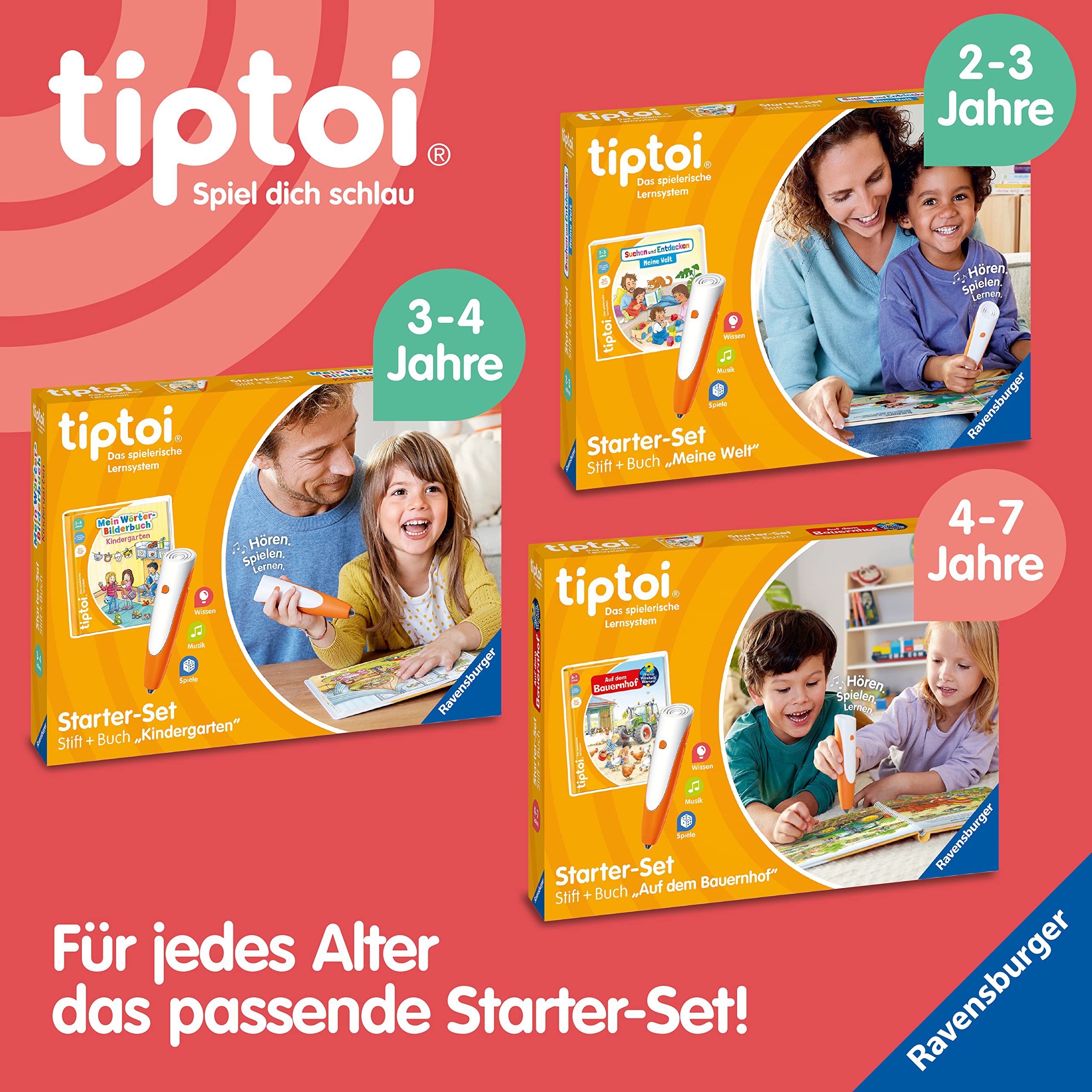 Ravensburger tiptoi Spiel 00107 - Der interaktive Wissens-Globus - Lern-Globus für Kinder ab 7 Jahren