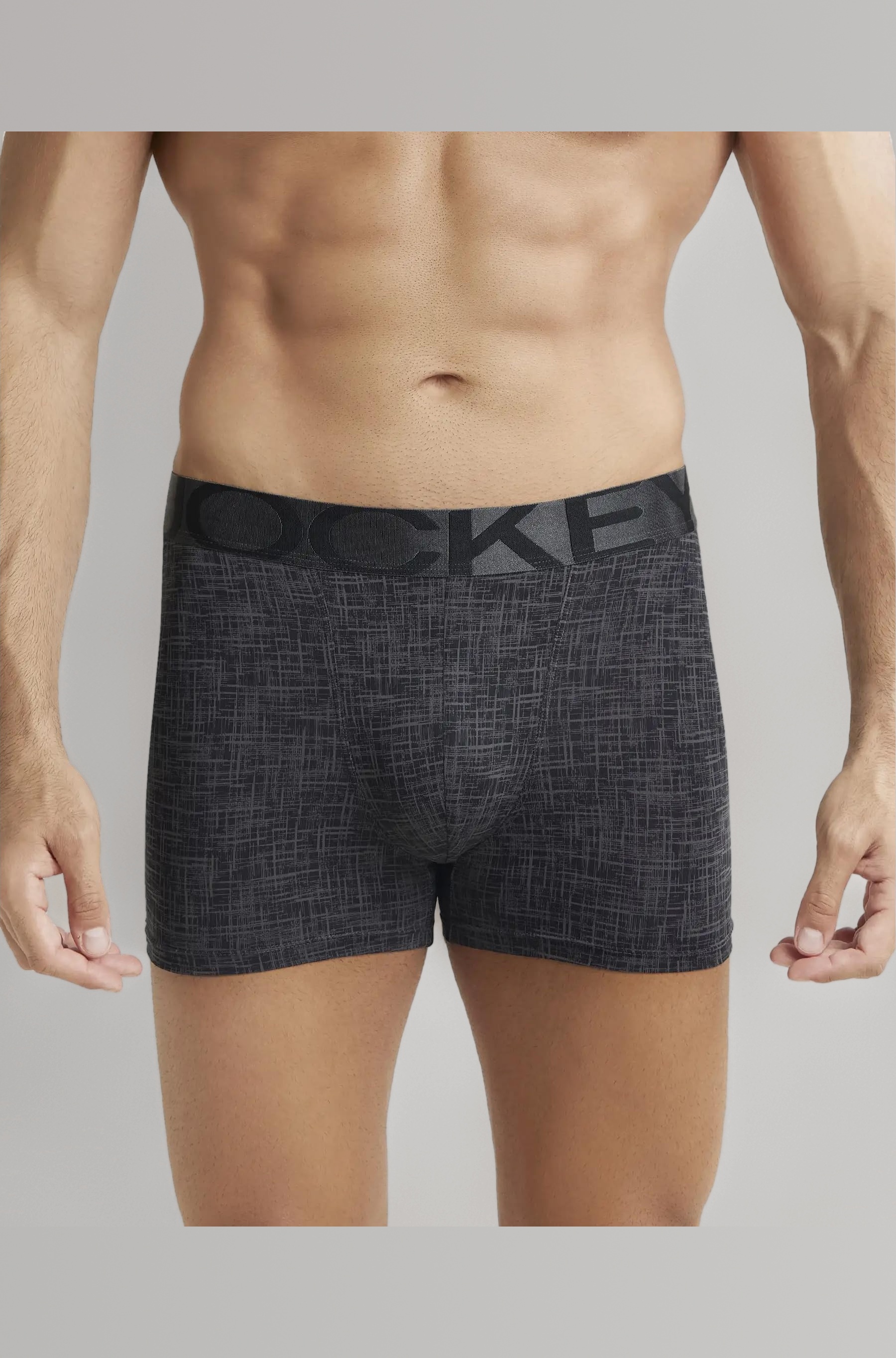 Jockey IC30 Men's Tactel Microfiber Elastane Stretch Printed Trunk with Moisture Move Treatment (Prints May Vary)