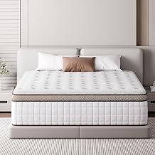 Twin Mattress,12 Inch Hybrid Twin Size Mattresses in a Box,Memory Foam & Pocket Spring,Medium Firm for Pressure Relief,Motion Isolation,Fiberglass Free,CertiPUR-US,75" Lx 39" W