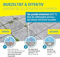 Aparat electric pentru distrugerea buruienilor și curățarea rosturilor Gloria Thermoflamm Electro 6