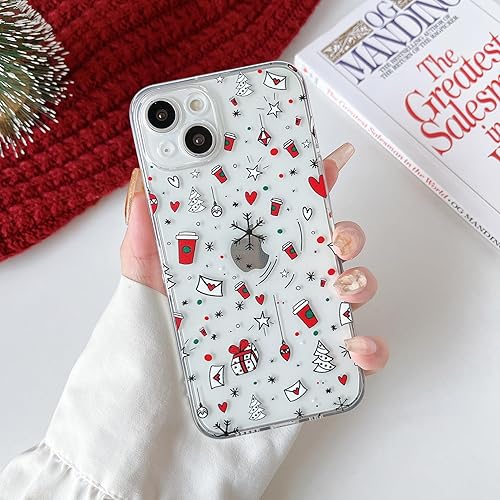 ZTOFERA Funda transparente de Navidad para iPhone 14 Plus de 6.7 pulgadas, bonito patrón de Feliz Navidad, regalo de silicona translúcida de disponible en Yaxa Venezuela