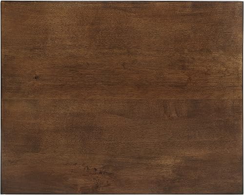 Miniatura 8 de OSP Home Furnishings Copenhagen Mid-Century - Mesa decorativa moderna con cajón, acabado de nogal