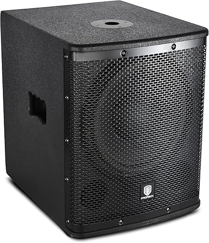 Miniatura 7 de PRORECK SP-18X Gabinete de subwoofer PA DJ activo de 18 pulgadas, 3000 W P.M.P.O con amplificador de clase D, 3 monitores preestablecidos DSP,