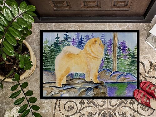 Miniatura 3 de Caroline's Treasures SS8003MAT Chow Chow - Tapete para puerta delantera, 18 x 27 pulgadas, para interiores y exteriores, para entrada,