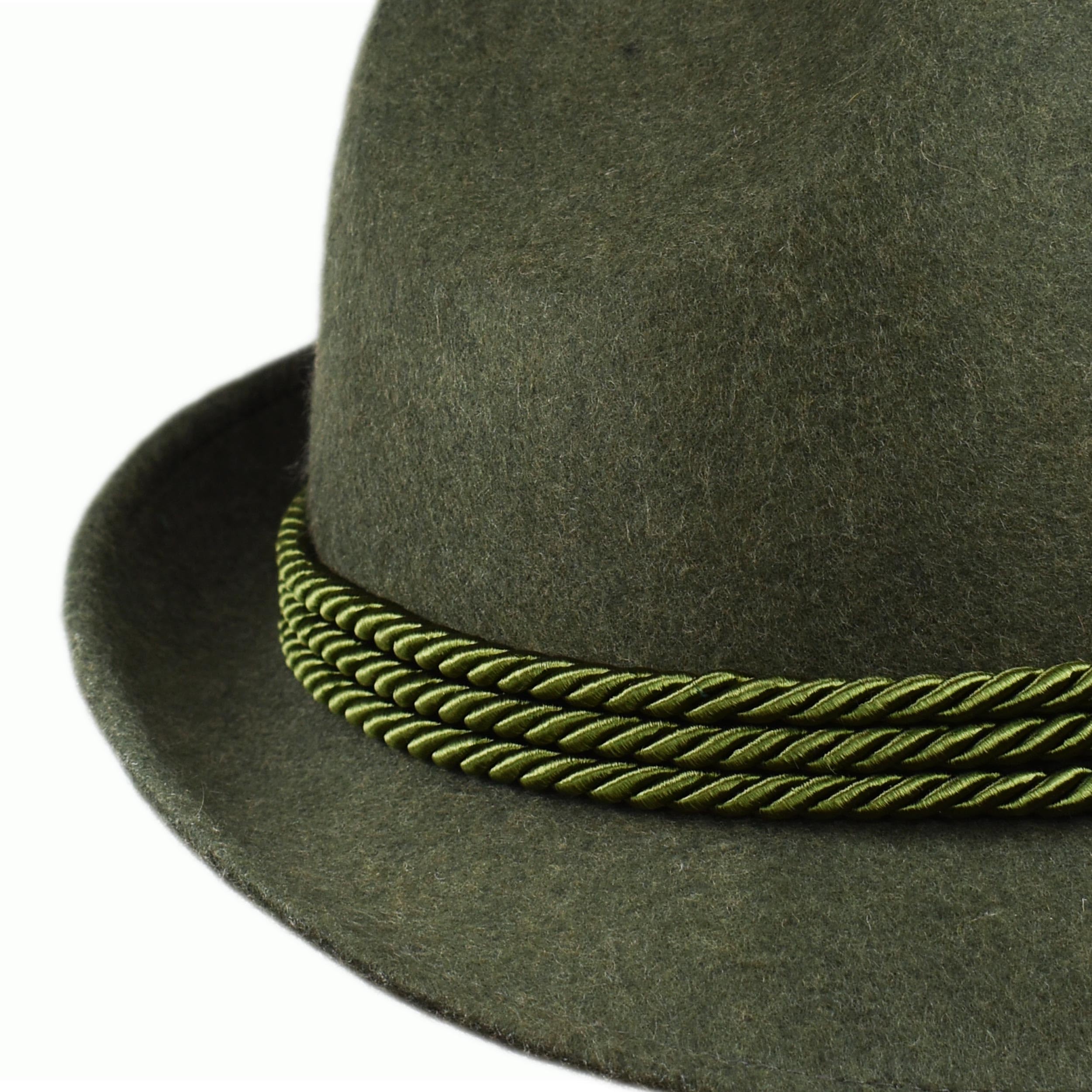 Melegari Cappello Tirolese da Montagna | Dreispitz Innsbruck | Cappello da Pastore | Contadino e Cacciatore | Loden Hut | Cappello Tradizionale