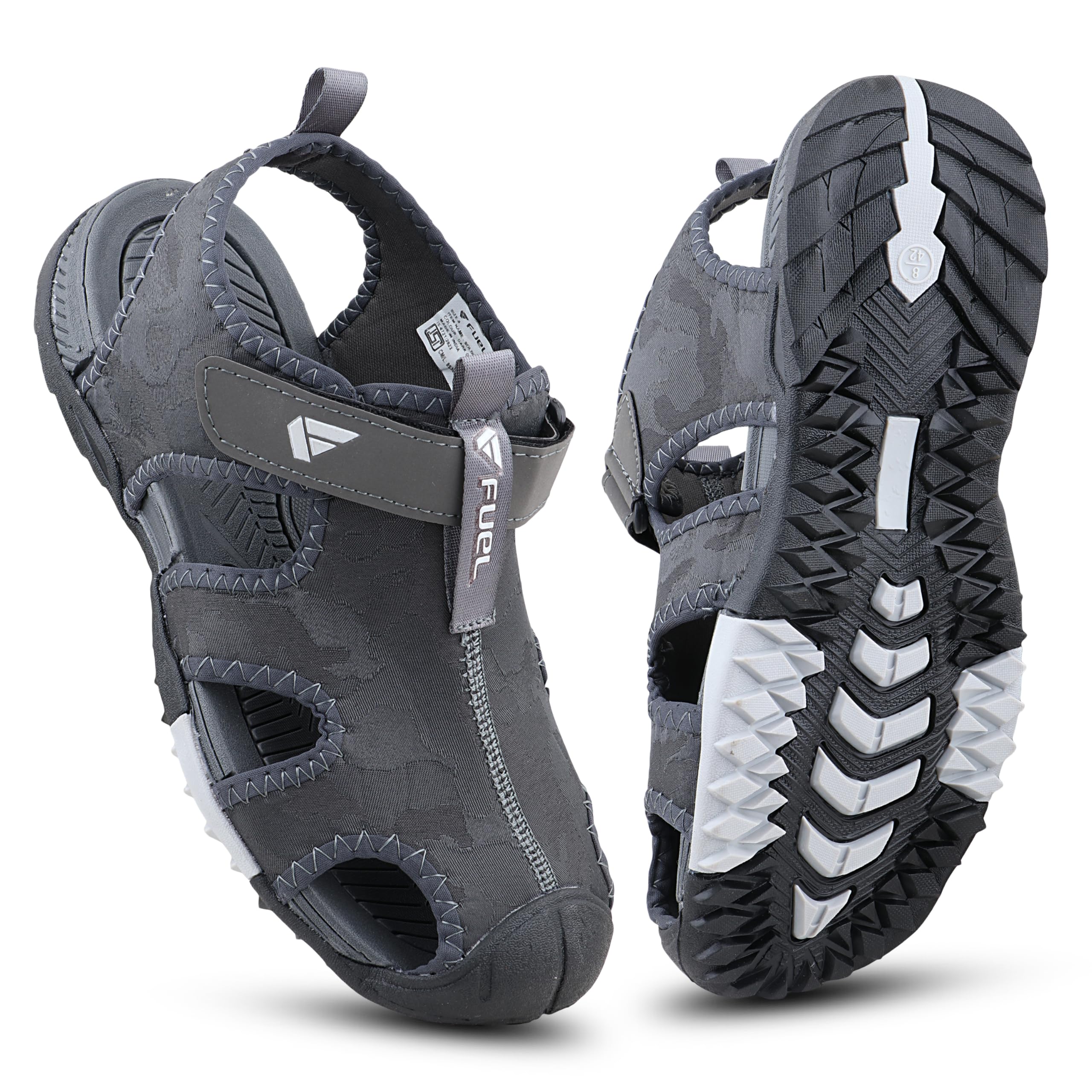 fuel Fisherman Sandals for Men Comfortable, Flexible & Breathable Stylish Casual Sandals Protective Bump Toe Perfect Outdoor Beach Anti-Skid Sports Footwear For Gents (Soldier-12)-picture-29