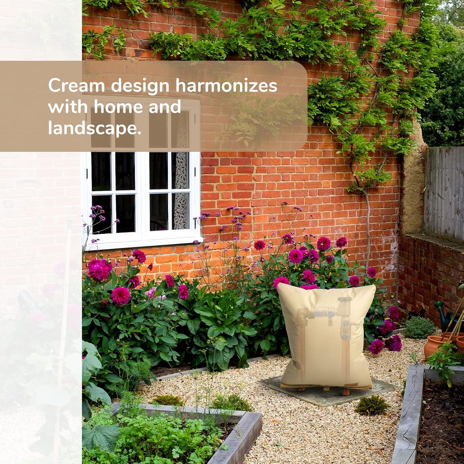 Terrete Backflow Preventer Cover Insulated, 16”W x 20”H, Sprinkler Valve Cover with 4 Layers of Insulation Materials for Winter Pipe Freeze Protection - - 