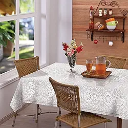 Toalha de mesa 6 Lugares Térmica PVC 2,20M x 1,40M Estampada (Modelo 01)