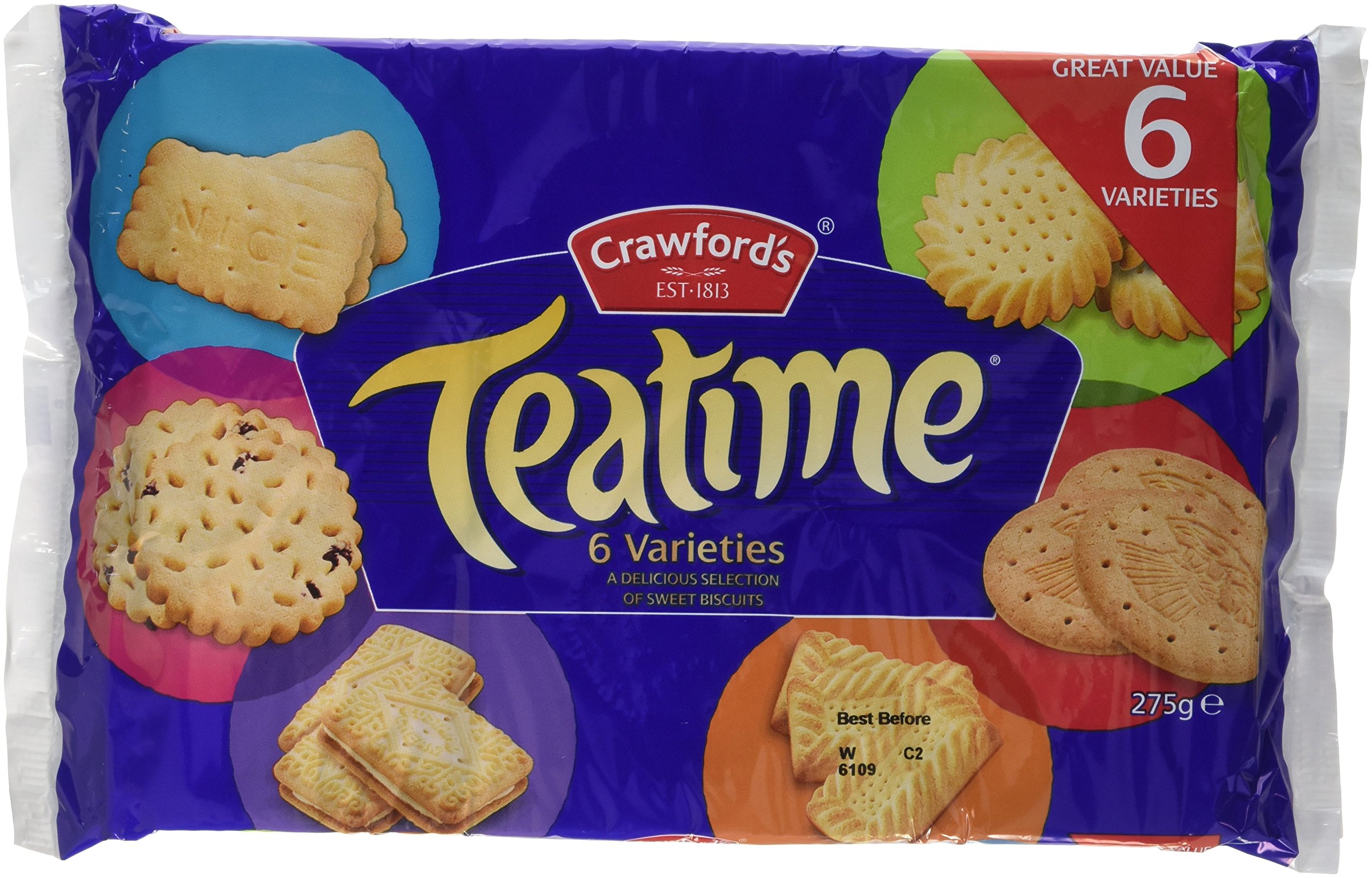 Crawford's Teatime Biscuits 275 g (Pack of 10)