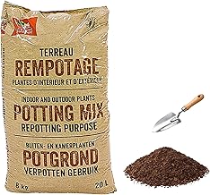 LA PLAINE CHASSART - Terreau Rempotage 20L - Solution Spécifique pour Plantes en Pot - Toutes Les Variétés de Plantes d'Intérieur & Extérieur - Plantes Vertes & Fleuries
