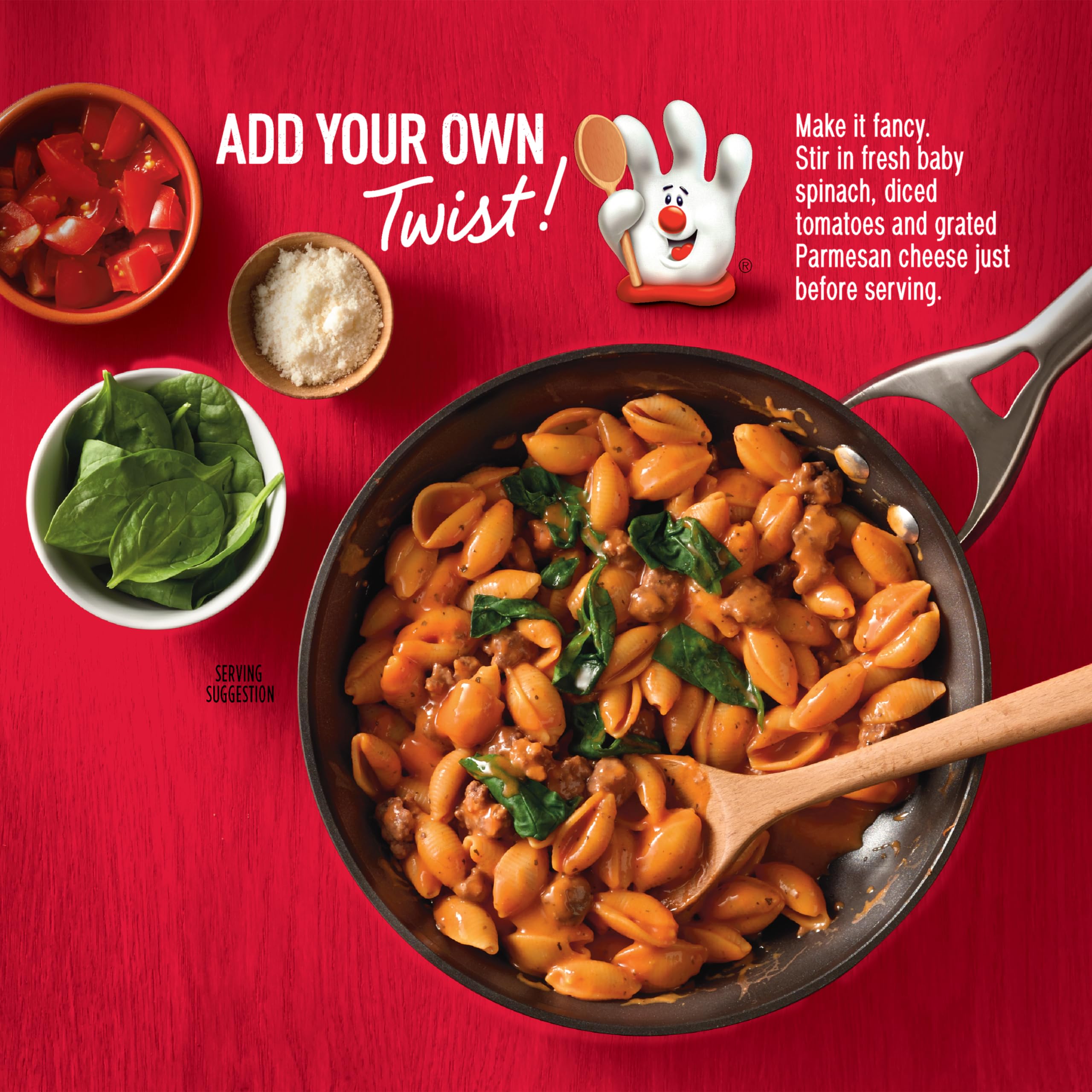 Hamburger Helper Cheesy Italian Shells Value Size Pasta Meal (9.9 oz - 6 Pack) No Artificial Flavors, Ready in 3 Easy Steps, Quick Meals for Midweek Dinners, Busy Evenings & Families On-the-Go