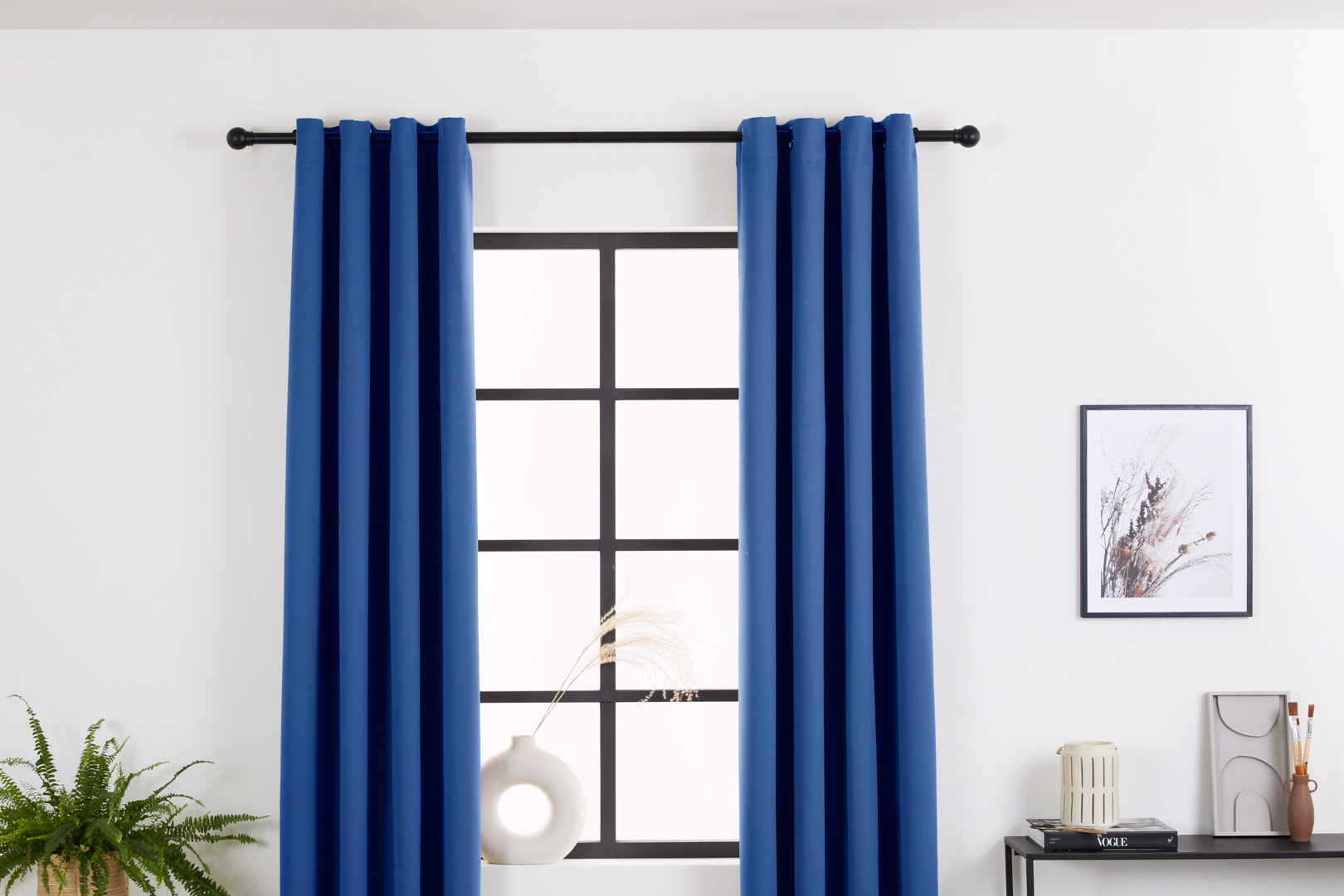 LIFA LIVING Tenda Oscurante Termica Con Anelli – Marrone, 150x250 Cm, Per Camera Da Letto E Soggiorno, 100% Poliestere