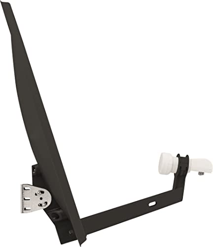 TechniSat TECHNITENNE 60 Satelliten-Schüssel für 2 Teilnehmer (60 cm digital Sat Anlage,...