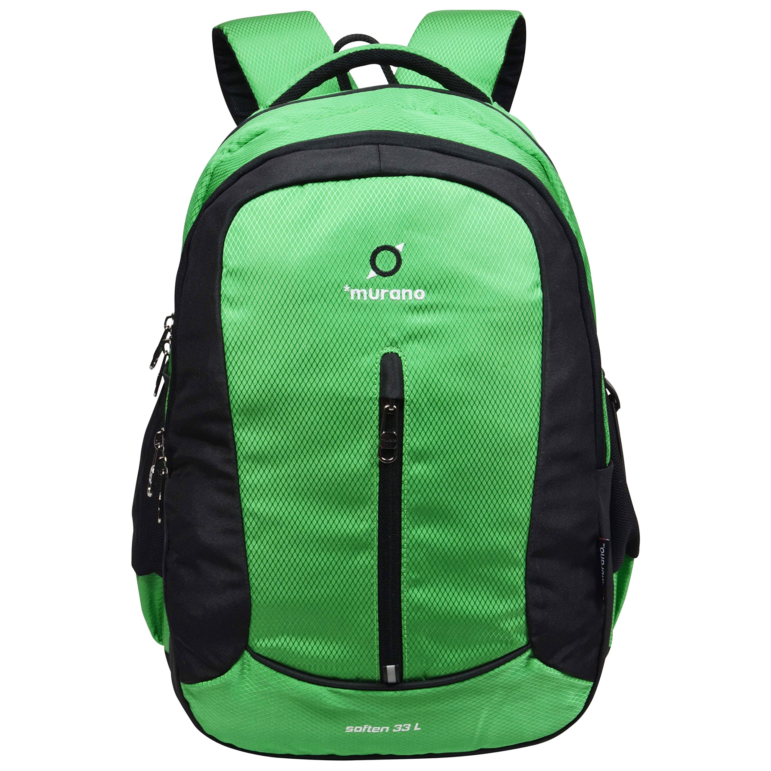 MuranoSoften 33 LTR Casual Backpack with 3 Compartment and Polyester Water Resistance Backpack for Men and Women