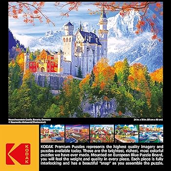 Amazon.com: RoseArt - Kodak Premium - Castle, WA - 550 Piece