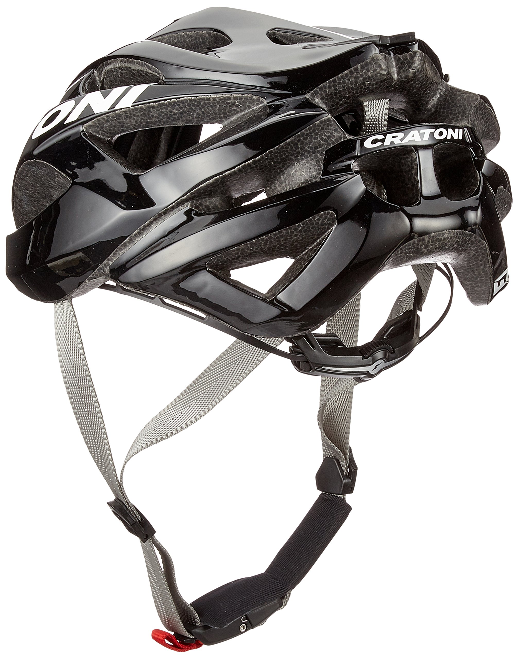 Cratoni Fahrradhelm C-Bolt, Black-White Glossy, L-XL, 110401D3 Sport & Freizeit