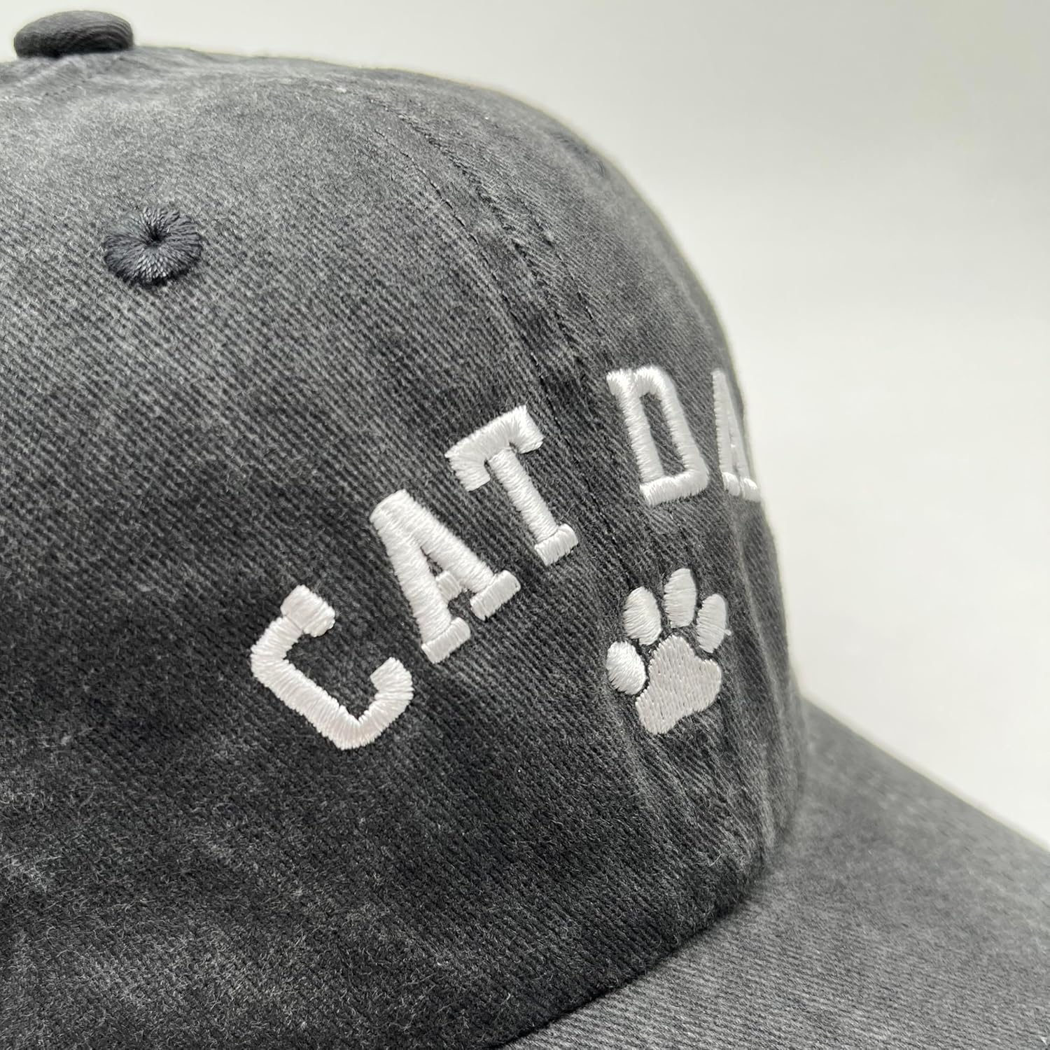 Black Cat Hat,Ragdoll Cat Embroidered Adjustable Cotton Baseball Cap for Men Women,Gifts for Cat Lovers - Image 4