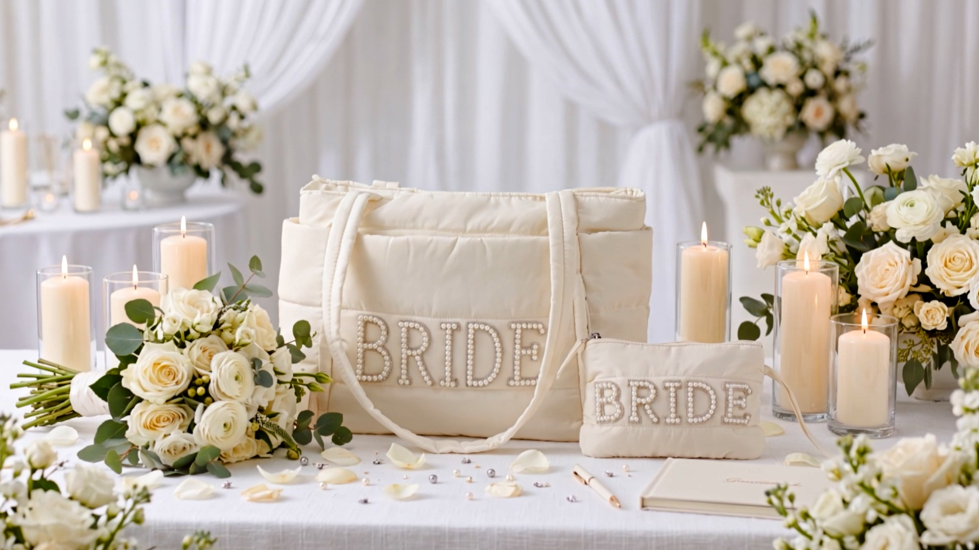 Bolso Tote Bride Puffer para mujer liviano miniatura 7