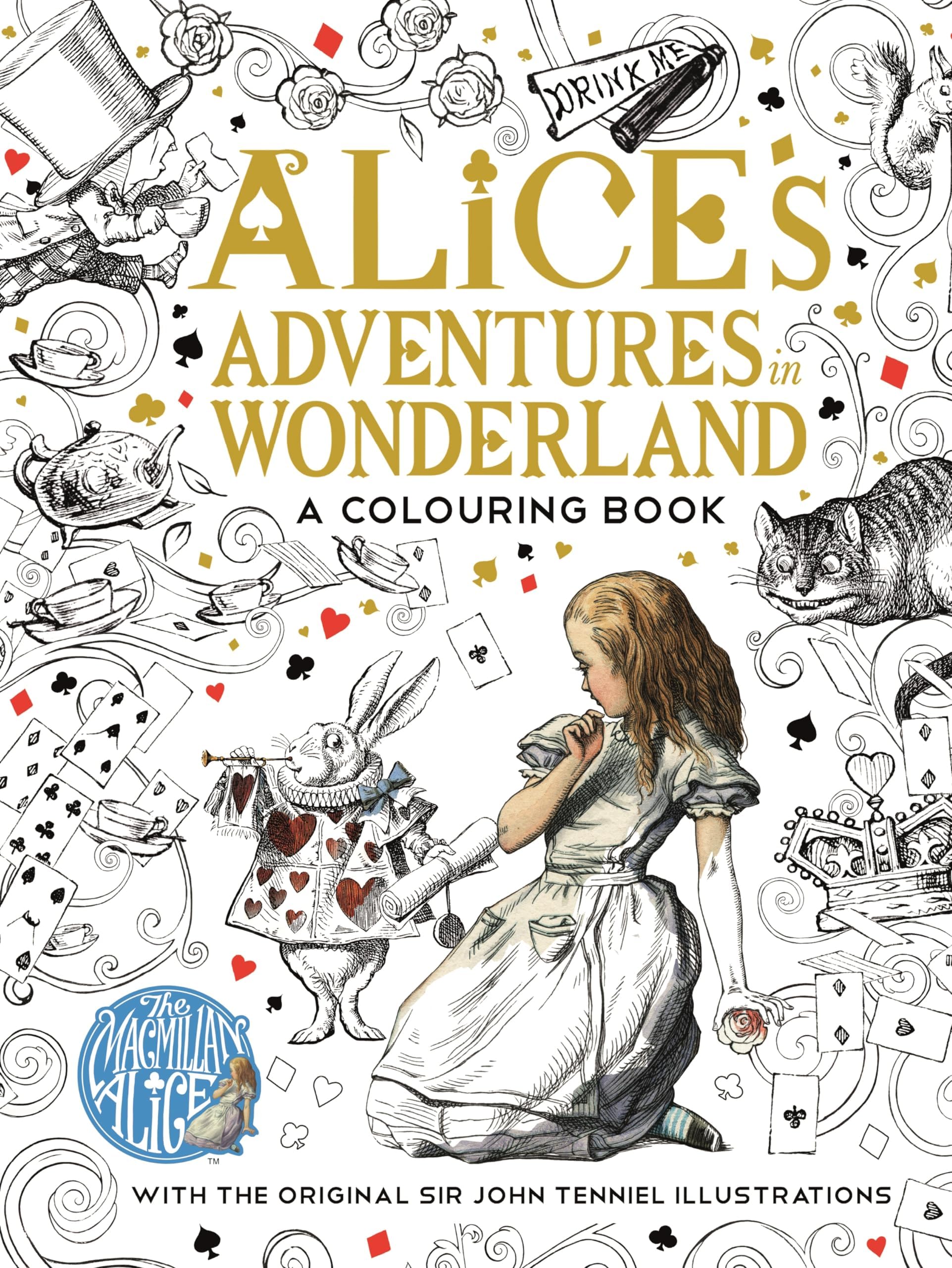 The Macmillan Alice Colouring Book (Macmillan Classic Colouring Books)