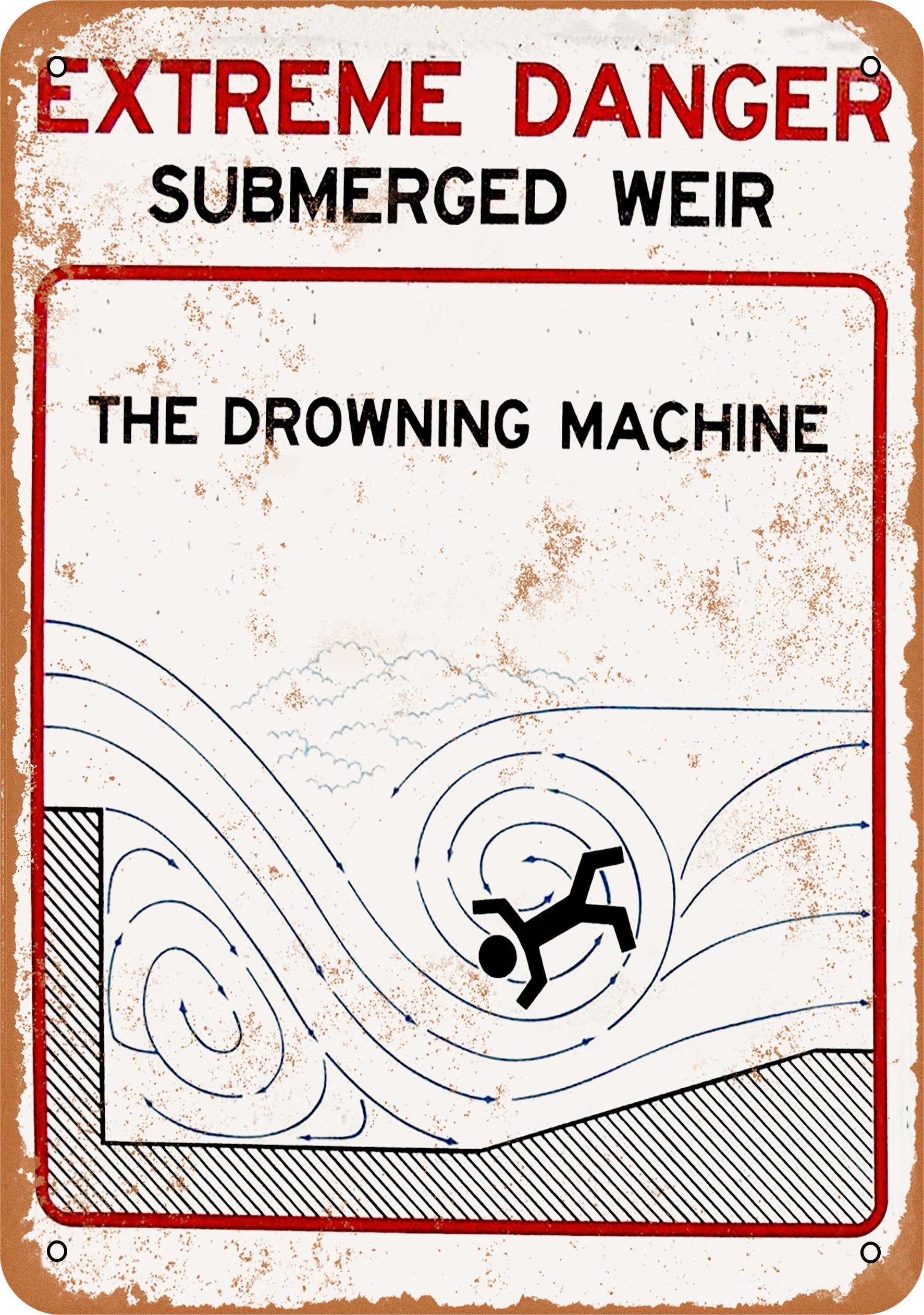 50s ROX MASONRY PAINT ヴィンテージ メタルサイン／看板 Amazon.com : RetroRust 10 x 14 METAL SIGN - Drowning Machine