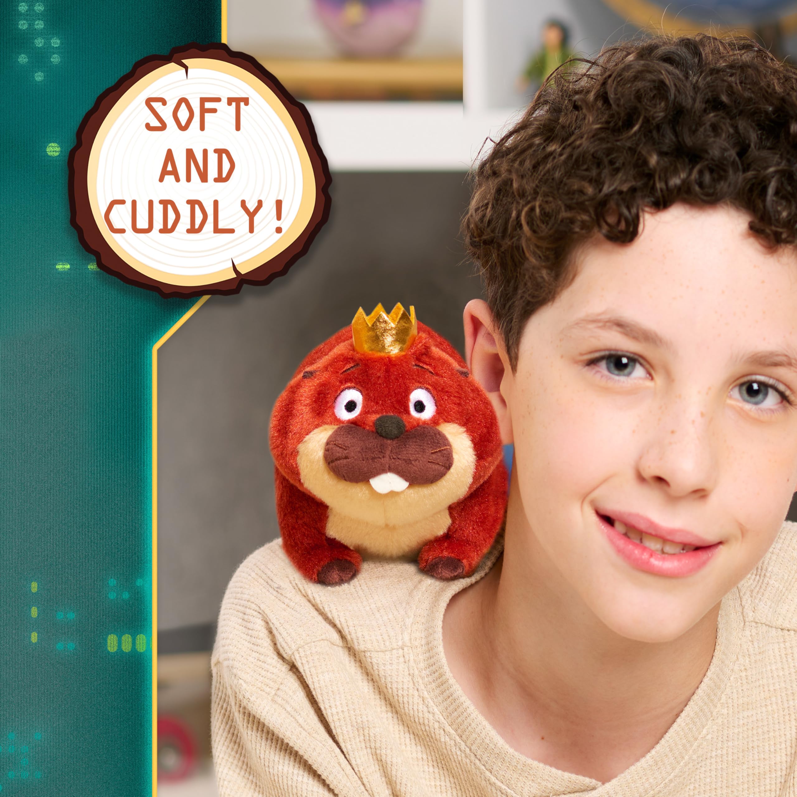 Disney and Pixar's Hoppers Small Plush - King George Collectible Plush Toy for Kids and Movie Fans, Inspired by The Hoppers Movie, Kids Toys for Ages 3 Up by Just Play - 3