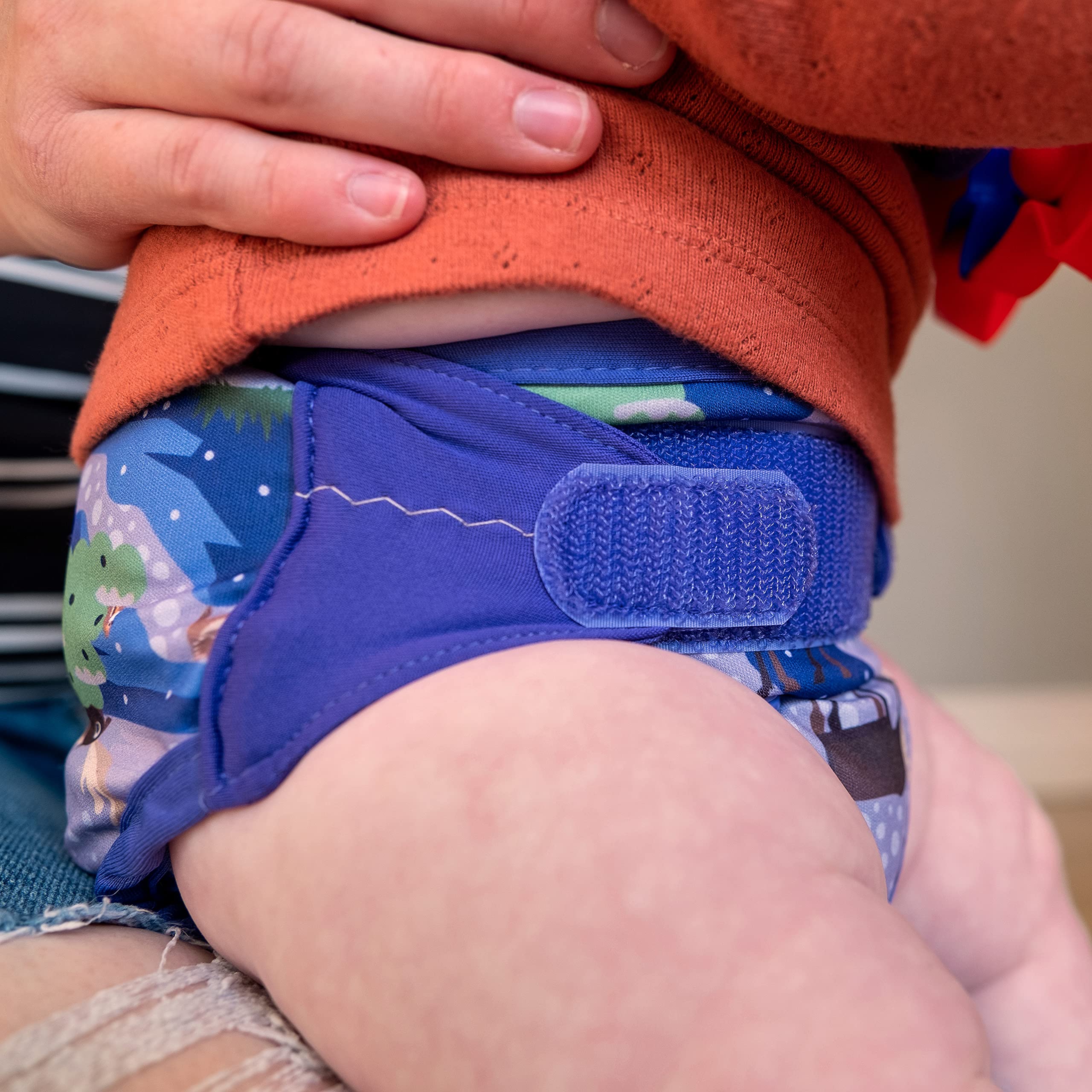 Close Pop-In Pañal de Tela Lavable Reutilizable Bambú talla Única Adaptable hasta 16kg, Unisex, Moose