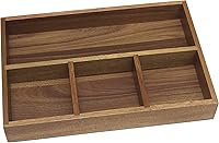 Vista 5 de Lipper International (823) - Charola organizadora de 3 compartimentos de bambú