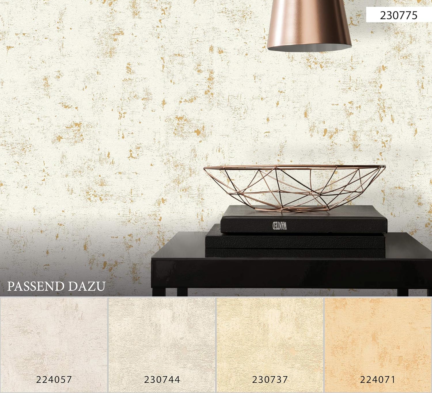 A.S. Création Plain Wallpaper Blooming Non-Woven Wallpaper 10.05 m x 0.53 m Grey Made in Germany by Livingwalls 230744 2307-44