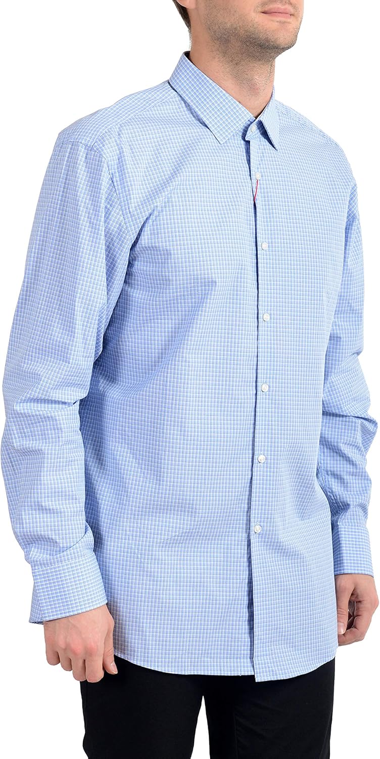 Plaid Shirt Camisa Cuadros Hugo Boss Hugo Boss Navy On Pink Check