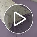 VM VOUGEMARKET Cotton Duvet Cover Set Queen,3 Pieces Purple Floral Bedding Set,Girls Lavender Flower Duvet Cover with Zipper Closure-Queen,90x90 Inch