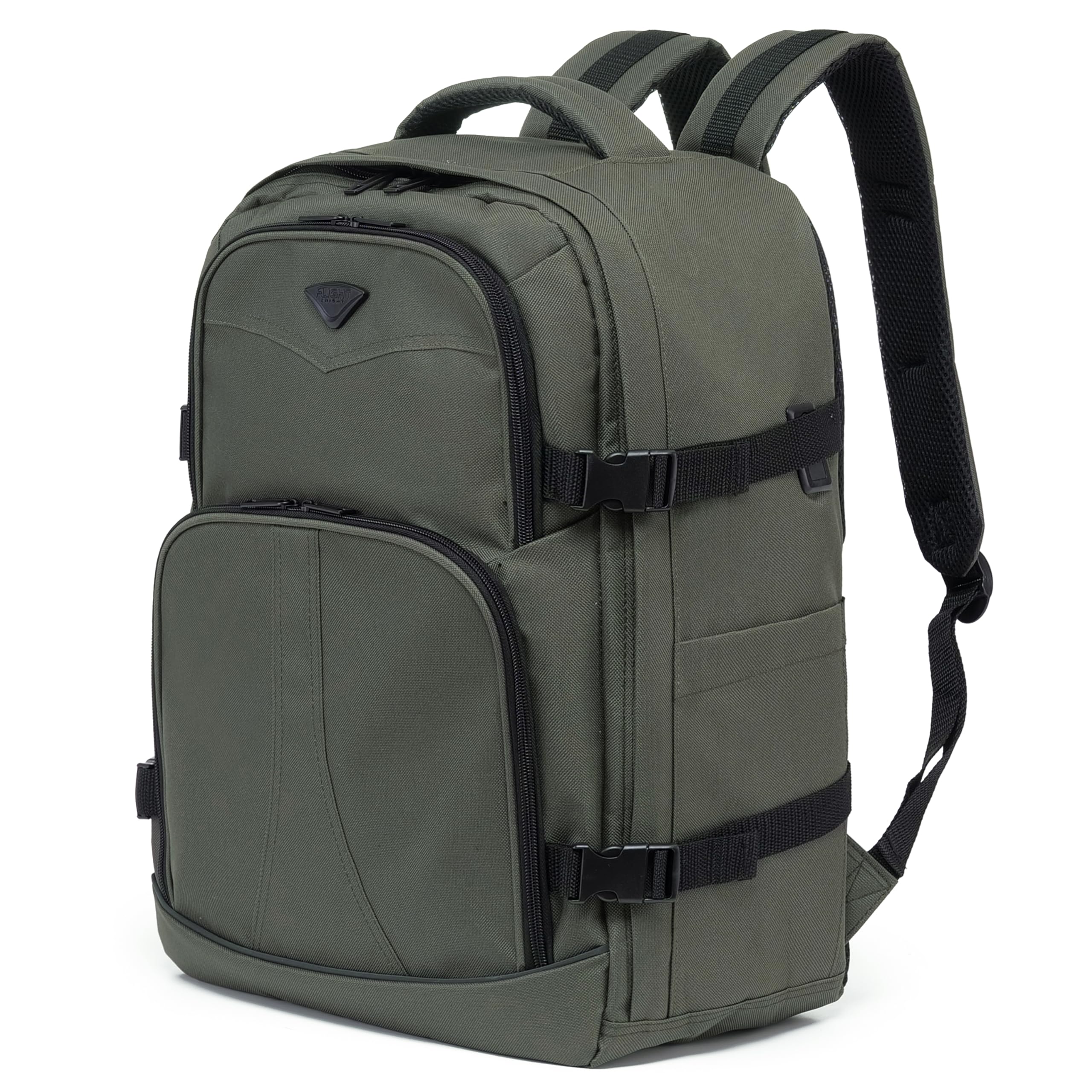 Flight Knight 45x36x20cm easyJet Free Carry On Backpack - Large 30 Liter Bag For Underseat Travelling USB Port Padded Comfortable Backpack - Carry On Luggage For easyJet, Ryanair, BA, Jet2 & More!