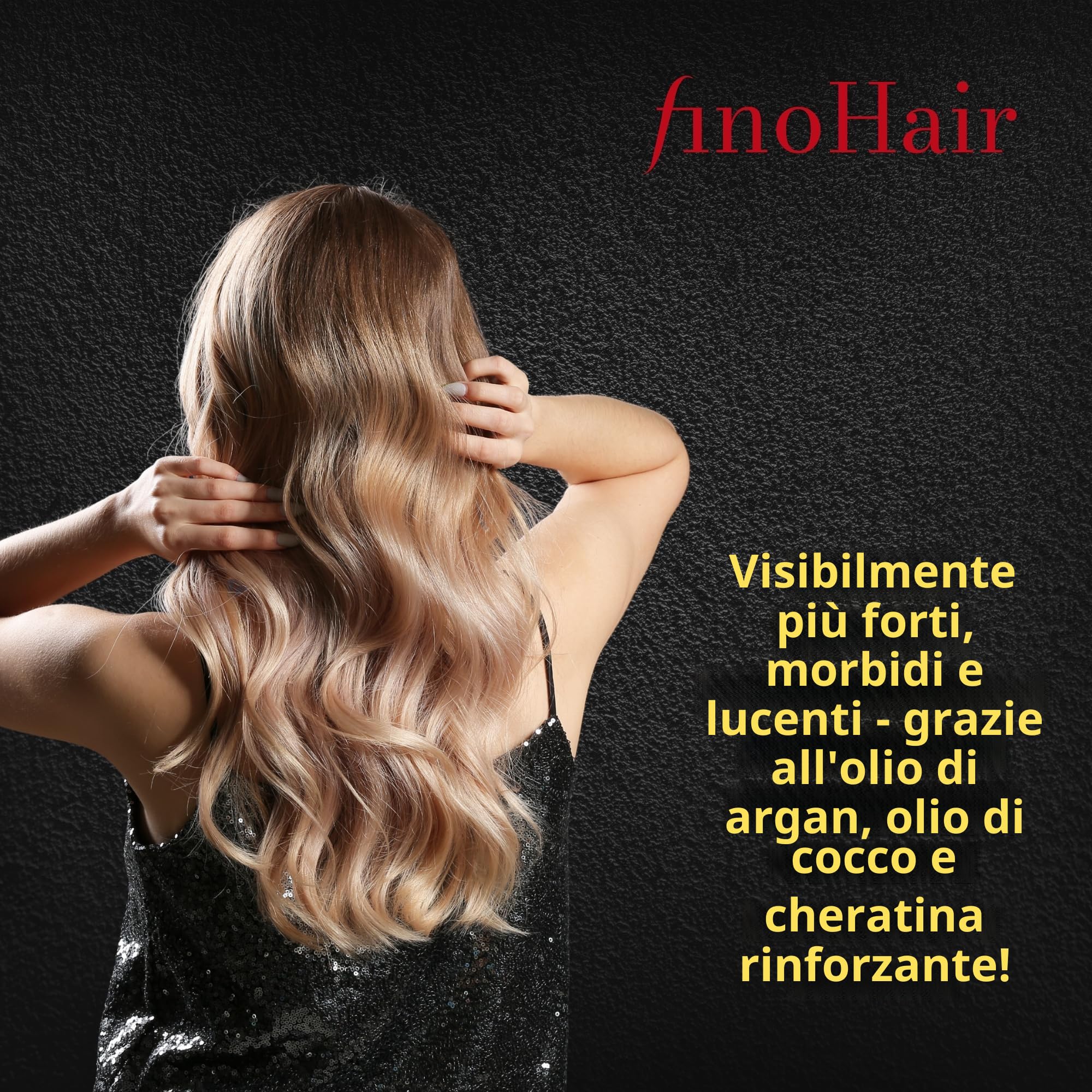 fino Hair Premium Touch Maschera Capelli – Con Biotina, Cheratina & Olio di Argan – Cura Profonda per Capelli Sani & Forti – Senza Siliconi & Parabeni – Idratazione & Protezione – 200ml