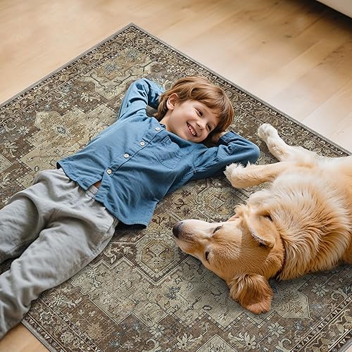 Miniatura 136 de Tapete para silla de oficina y suelo de azulejos de madera dura, para debajo del escritorio, de vinilo fino, lavable a máquina y antideslizante