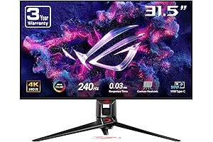 Asus ROG Swift PG32UCDM: 4K OLED Gaming Monitor with Unrivaled Speed and Precision