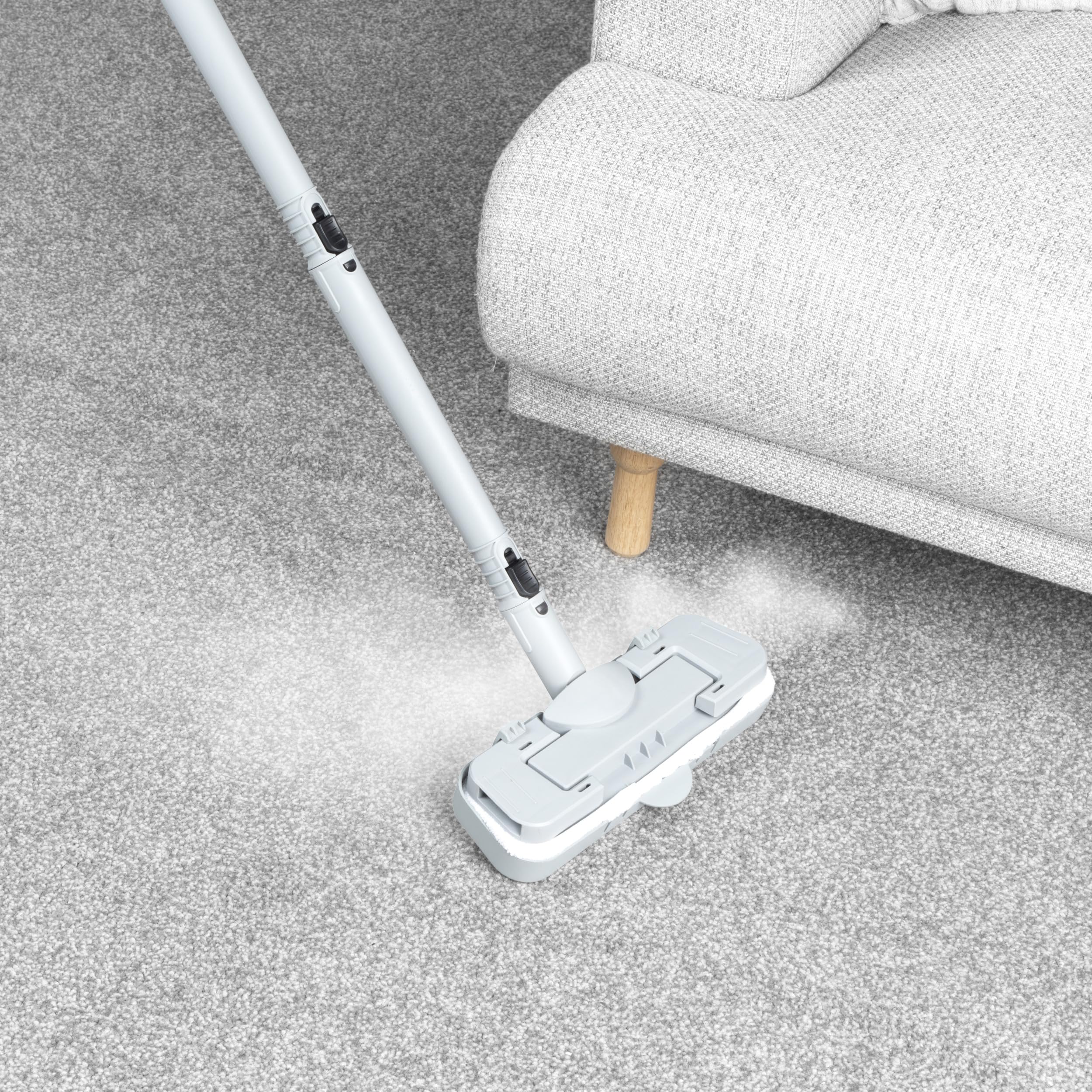 Pulitore a vapore 15 in 1 Beldray – Pulitore portatile multifunzione, pulizia senza prodotti chimici, pronto in 20 secondi, include spazzole, tamponi per mocio e ugelli, 550 ml, 1350W, BEL01987VDE